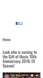 Mobile Screenshot of highrivergiftofmusic.com